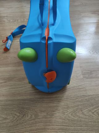 Maleta infantil Trunki azul y verde