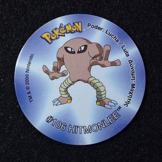 Lote 5 Tazos Pokémon 2 pack Matutano Hitmonlee Muk