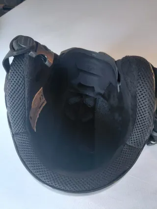 Casco Esquí Carrera Perla Negro