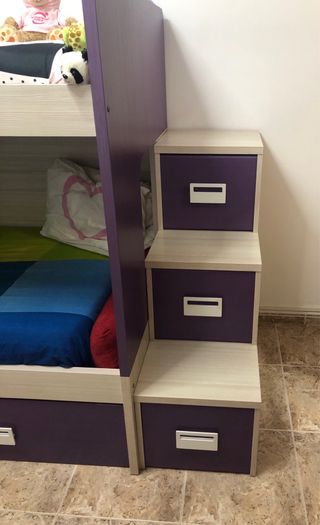 Litera ,escritorio y estanterías. URGE VENDER YA