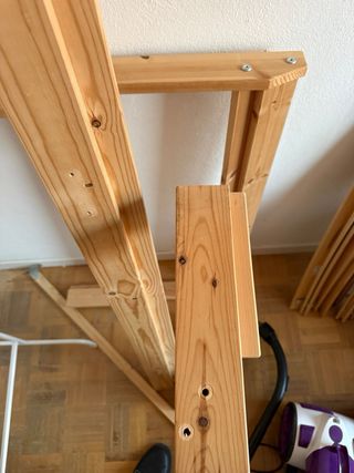 Cama Pino NEYDEN 90x200cm + Somier LURÖY