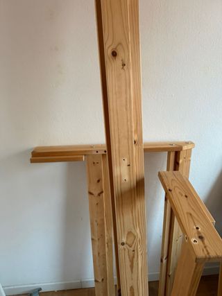 Cama Pino NEYDEN 90x200cm + Somier LURÖY