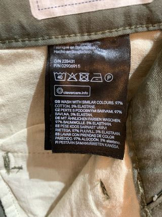 Pantaloni Chino H&M Verdi Taglia S