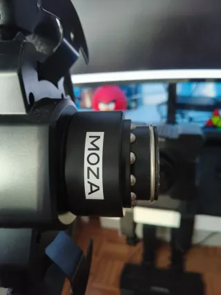 Volante Moza R5 + Pedales+soporte de mesa