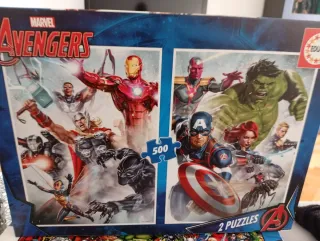 Puzzle Vengadores Marvel 2x500 piezas