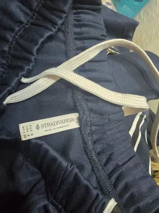 Chándal azul con cremallera