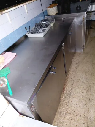 Mueble auxiliar cocina acero inoxidable