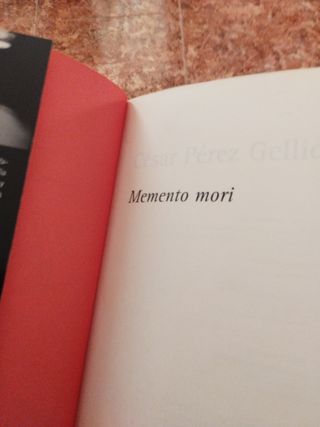 Memento mori (Versos, canciones y trocitos de c...