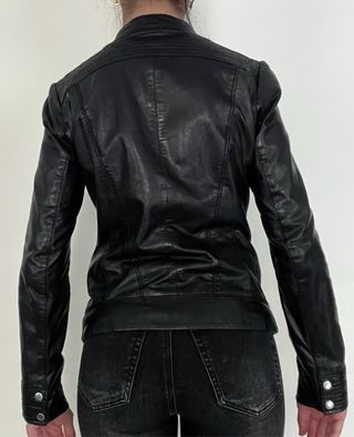 Chaqueta piel cuero Stradivarius Talla M