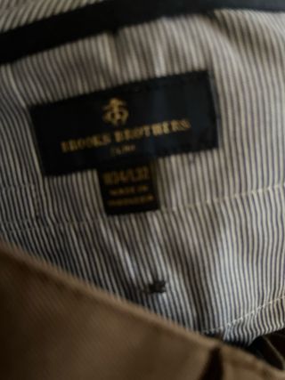 Conjunto Camisa Naranja y Pantalón Marrón Hombre