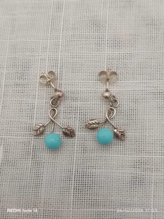 Orecchini Argento 925 con Turchese