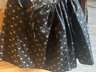 Traje Baturra Estampado Flores y enagua combinacio