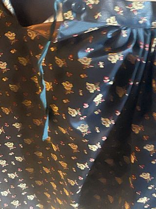 Traje Baturra Estampado Flores y enagua combinacio