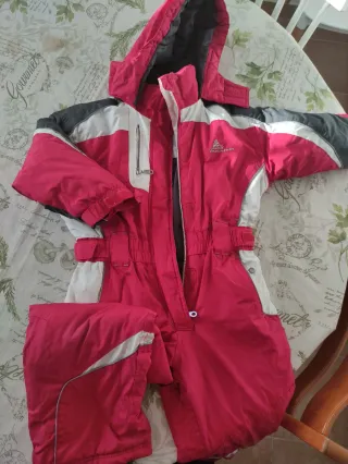 Mono de esquí rosa 6 años