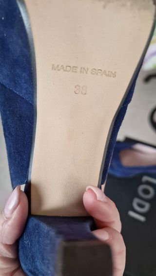 Zapatos Bionda Castana Azul