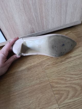 Zapatos salmón tacón Kiabi - número 36