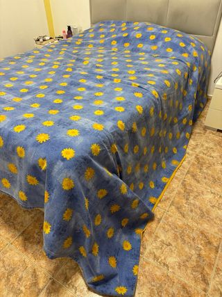 Colcha Casal Algodão 240x260 Flores