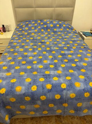 Colcha Casal Algodão 240x260 Flores