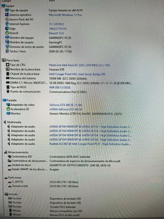 Ordenador Mars Gaming SSD 240GB 16GB RAM