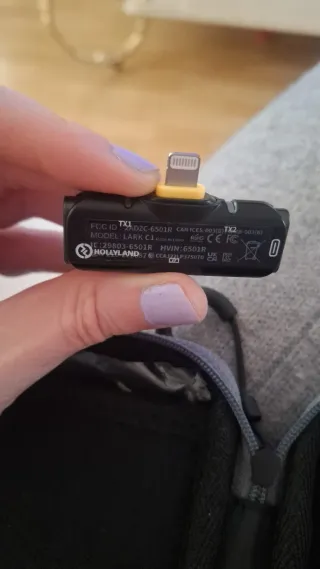 Micrófono Inalámbrico Hollyland Negro/Amarillo