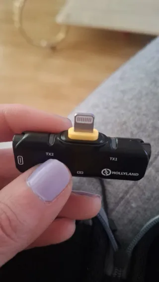 Micrófono Inalámbrico Hollyland Negro/Amarillo