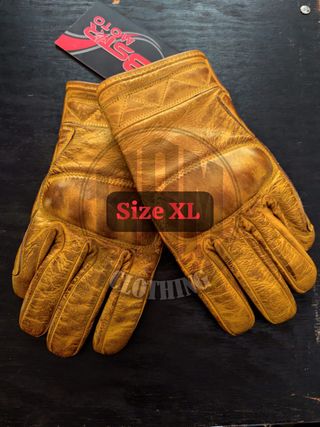 Guanti moto in pelle taglia XL