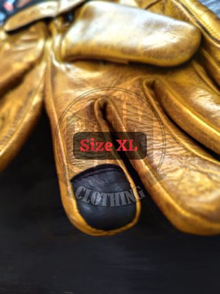 Guanti moto in pelle taglia XL