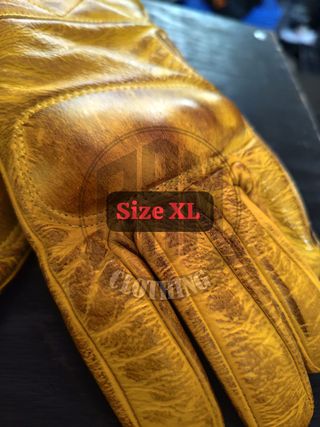 Guanti moto in pelle taglia XL