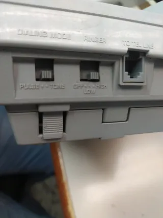 2 Teléfonos Panasonic Vintage Blancos de los 80