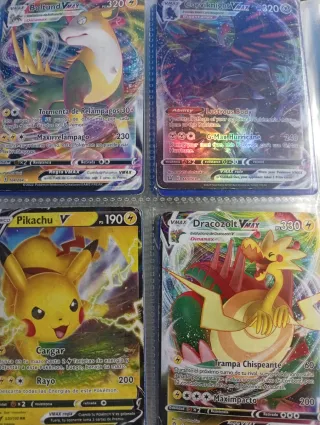 Cartas Pokémon VMAX, V, GX