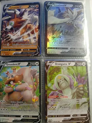 Cartas Pokémon VMAX, V, GX