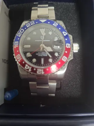 Reloj Pagani Design Negro/Azul