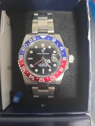 Reloj Pagani Design Negro/Azul