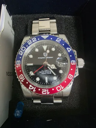 Reloj Pagani Design Negro/Azul