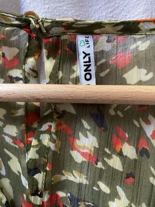 Vestido estampado Only verde