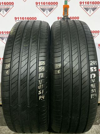 205 55 17 V MICHELIN RUEDA AL 90% VIDA UTIL
