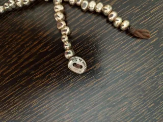 Collar Uno de 50 Corazón y Candado Plata