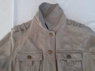 Caban donna cotone beige taglia S