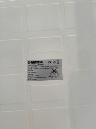 Panel LED 60x60 MAZDA 36W 4000K