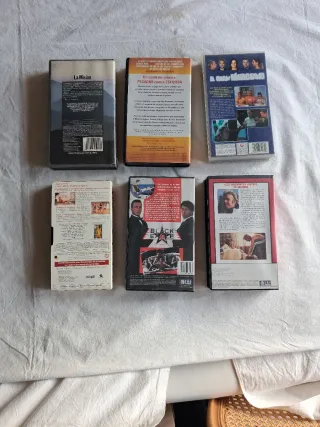 6 Cintas VHS Películas Varias