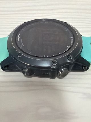 Garmin 3HR Zafiro Reloj Inteligente Verde/Plata