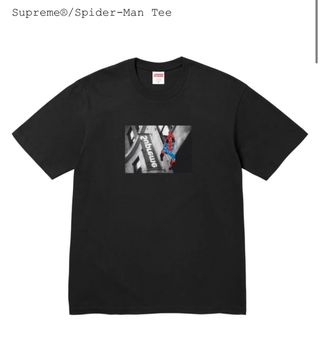 Supreme x Spider-Man Tee Negra