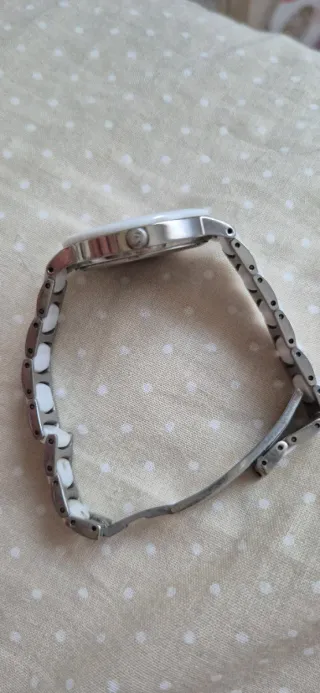 Reloj Viceroy Cerámica Blanco y Plateado