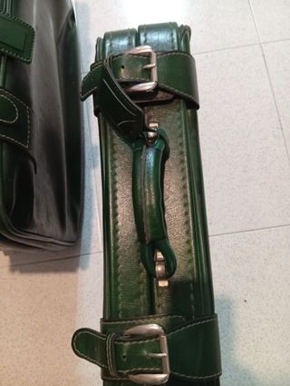 Maletas vintage verdes