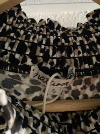 Vestido animal print