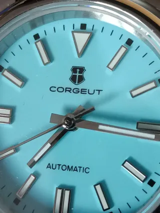 Reloj Corgeut Automático Esfera Azul