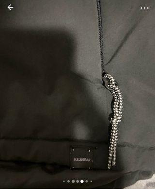 Cazadora Canguro Pull&Bear Talla XS Negra