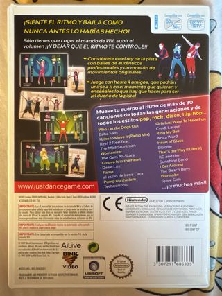 Videojuego Just Dance Wii