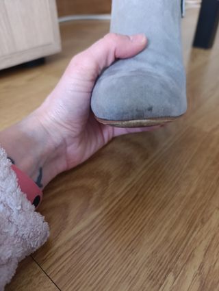 Botines grises tacón Krack - número 36