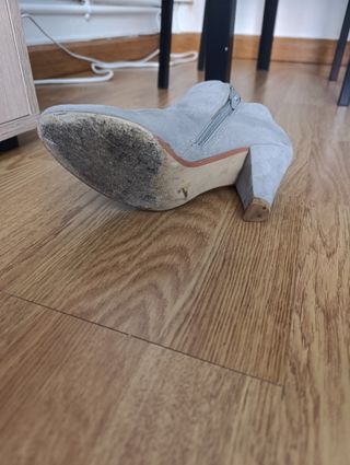 Botines grises tacón Krack - número 36